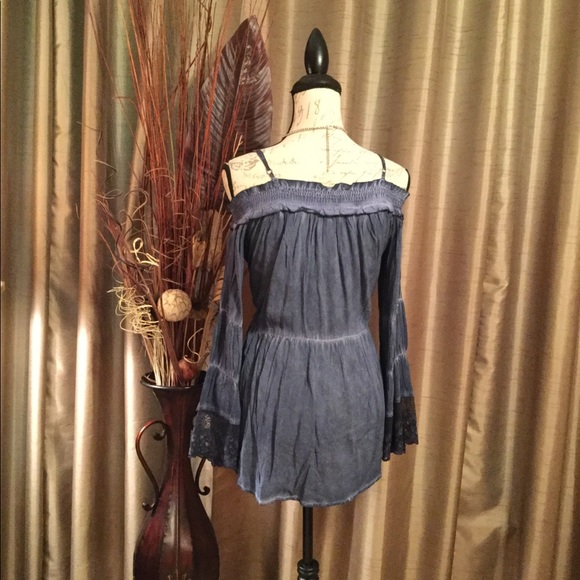 NEW Gorgeous Tie-Dye Off Shoulder Tunic - Picture 4 of 8